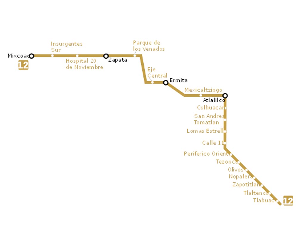 Mapa del Metro CDMX - Líneas y Estaciones en la Ciudad de México